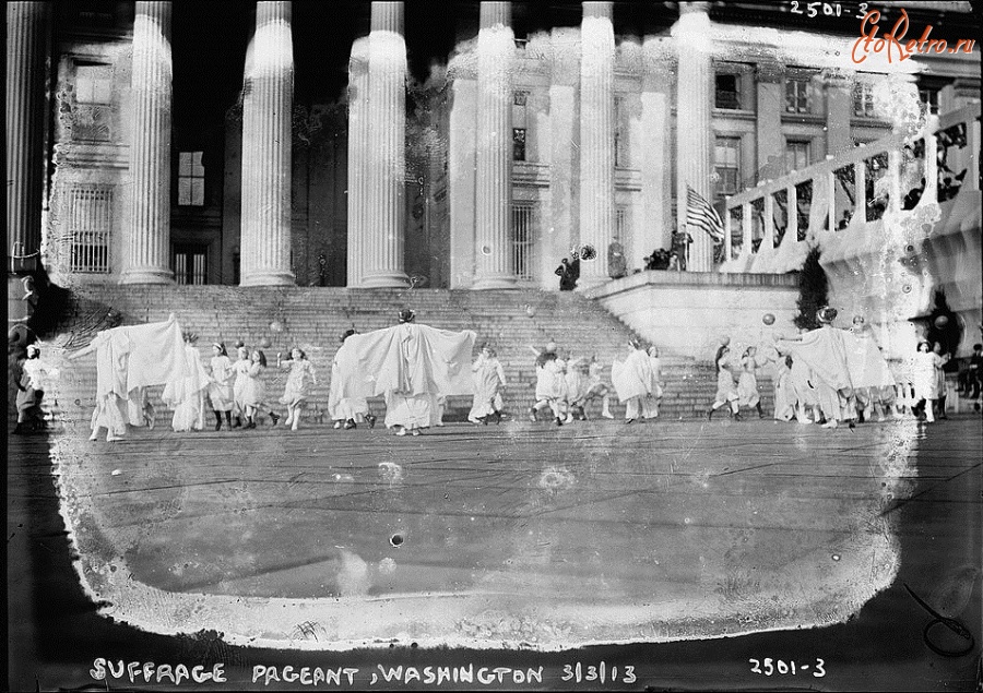 Вашингтон - Suffrage pageant США , Вашингтон (округ Колумбия)