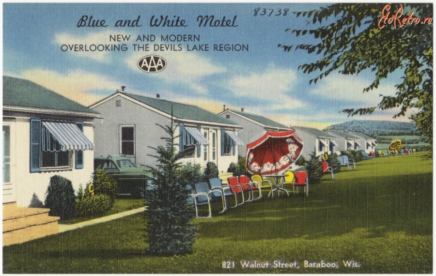 Штат Висконсин - Отель Белое и Голубое в Барабу