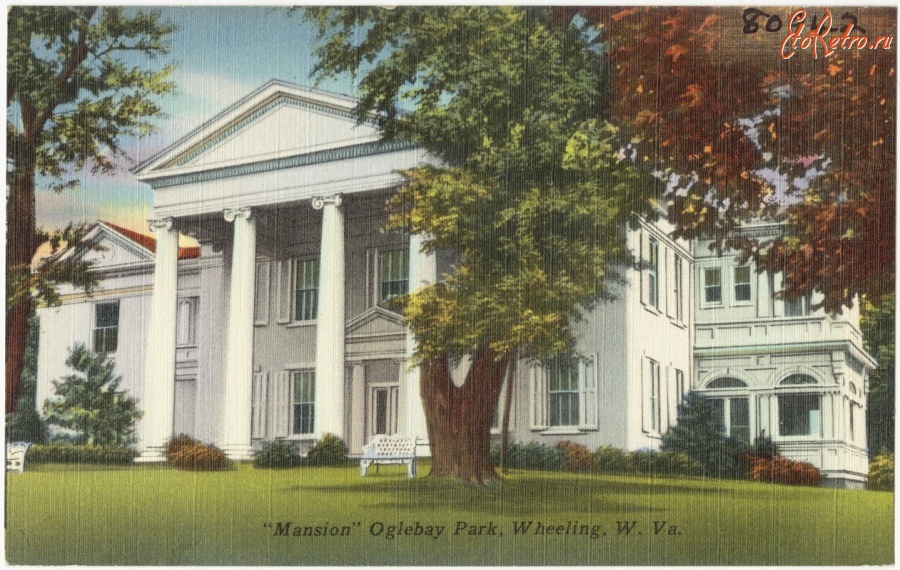 Штат Западная Виргиния - Оглвэй Парк в Уилинге. Дворец Мэнсон