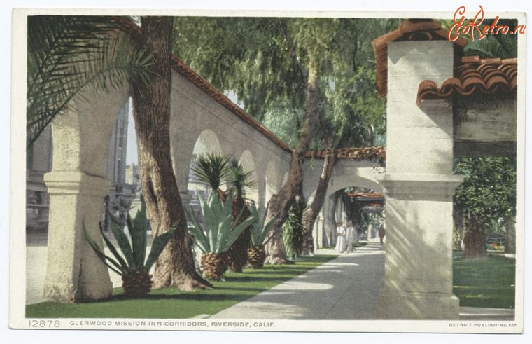 Штат Калифорния - Риверсайд. Отель Миссии  Гленвуд, 1908-1909
