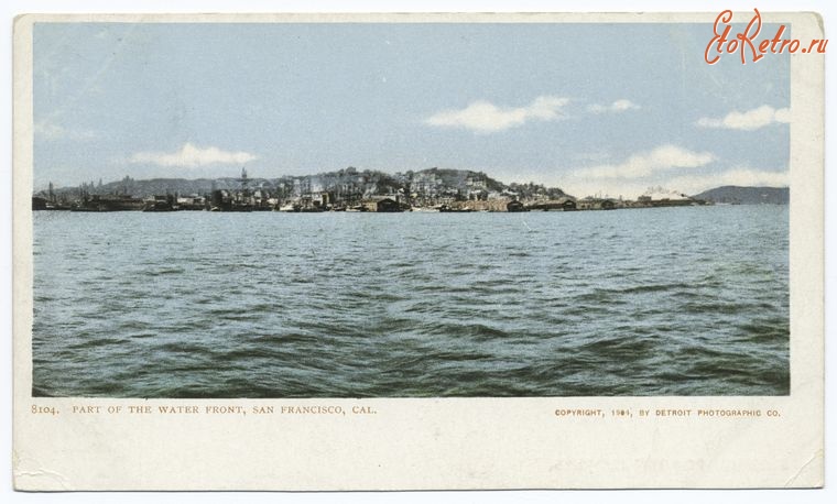 Сан-Франциско - Панорама Сан-Франциско, 1901