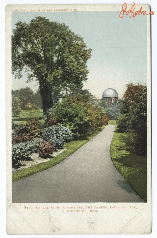 Штат Массачусетс - Нортгемптон. Кампус Колледжа Смита, 1904