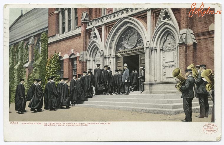 Штат Массачусетс - Кембридж. Гарвардский университет, 1906