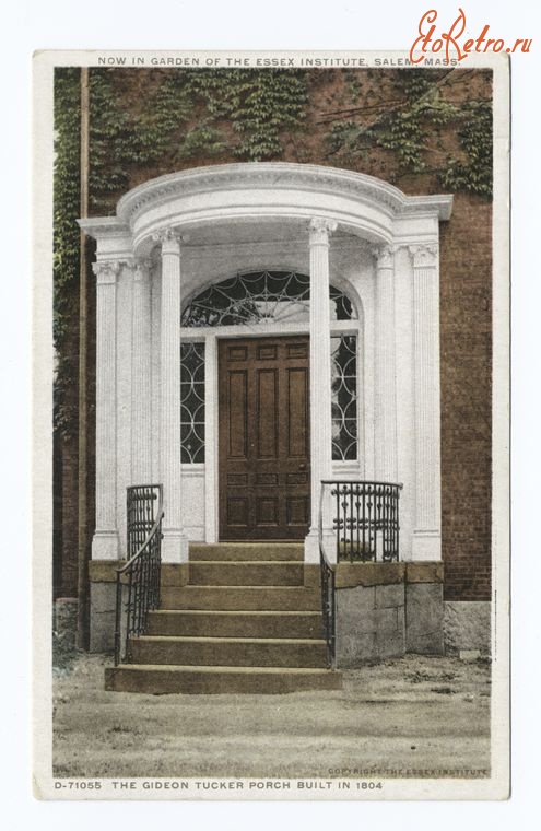Штат Массачусетс - Салем. Дом Гидеона Такера, 1913-1918