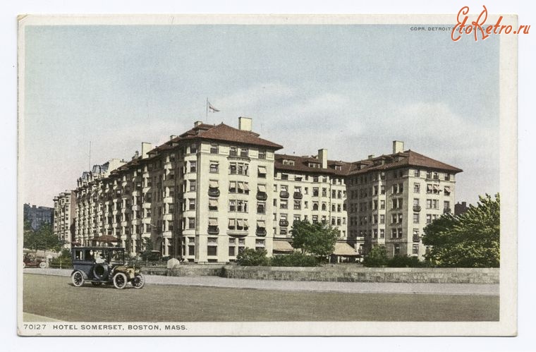 Бостон - Бостон. Отель Сомерсет, 1900