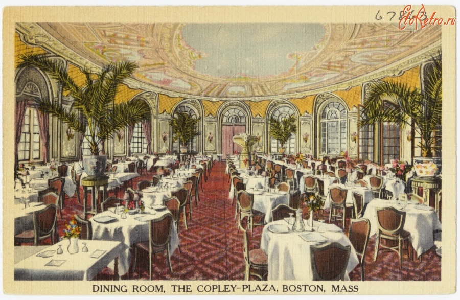 Бостон - Бостон. Отель Копли Плаза, 1930-1945