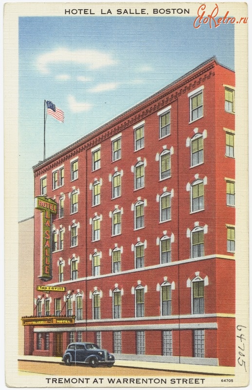 Бостон - Бостон. Отель Ла-Саль, 1930-1945