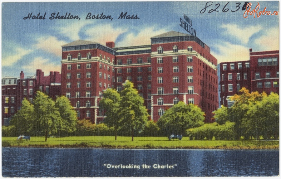 Бостон - Бостон. Отель Шелтон, 1930-1945