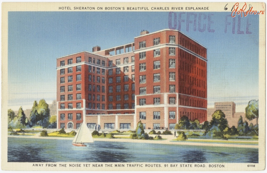 Бостон - Бостон. Отель Шератон, 1930-1945
