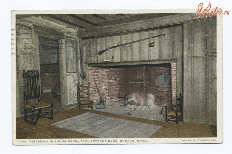 Бостон - Бостон. Дом Пола Ревира, 1909