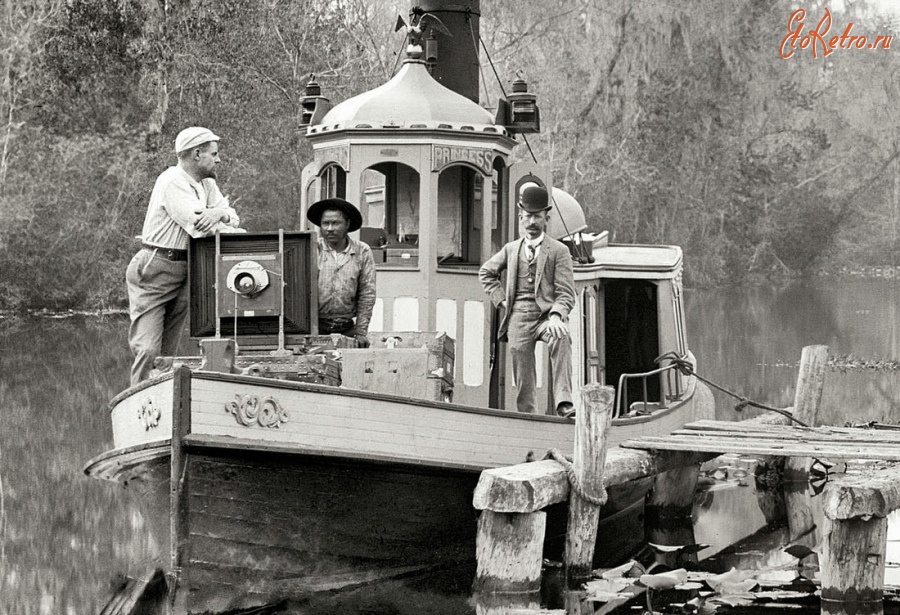 Штат Флорида - Американский фотограф Уильям Генри Джексон на реке Оклаваха