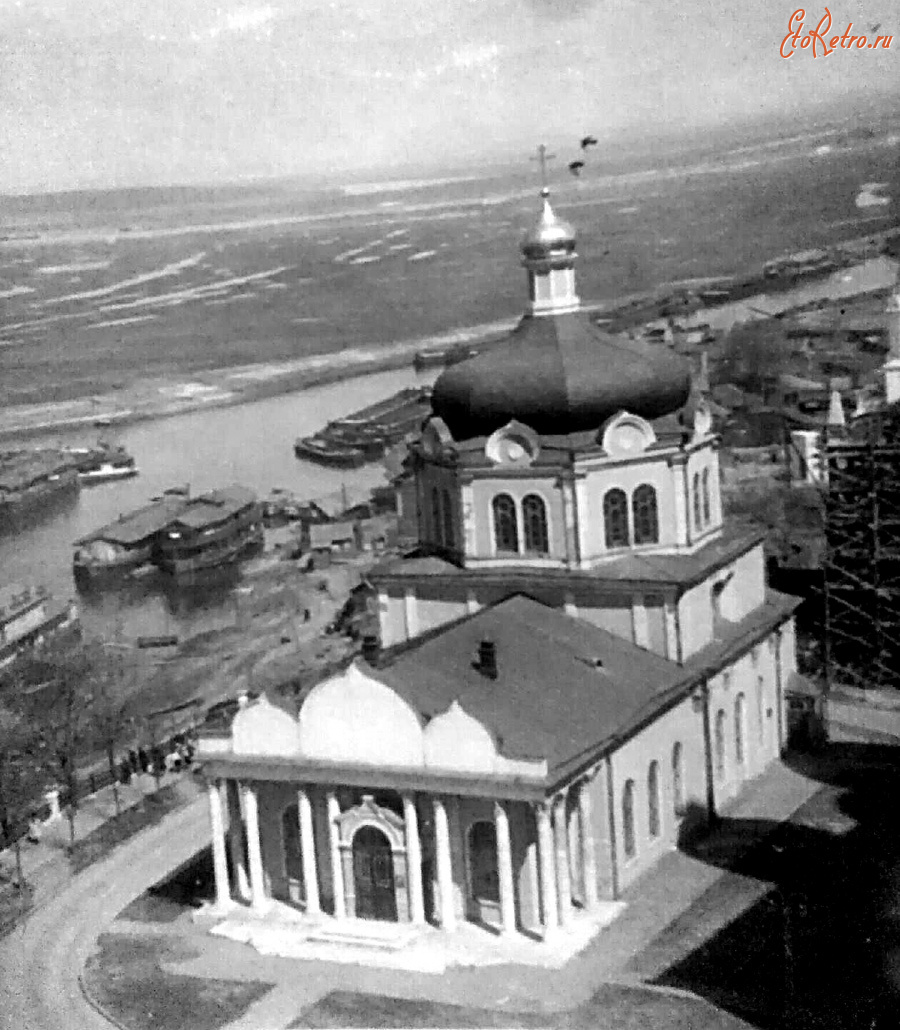Рязань - Вид с колокольни Рязанского кремля На Христорождественский собор.