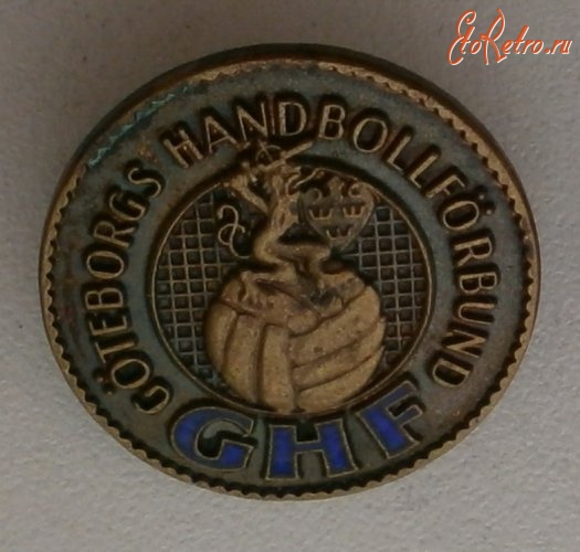 Медали, ордена, значки - Гётеборг гандбольный клуб Швеция 1-й приз 1948-49гг