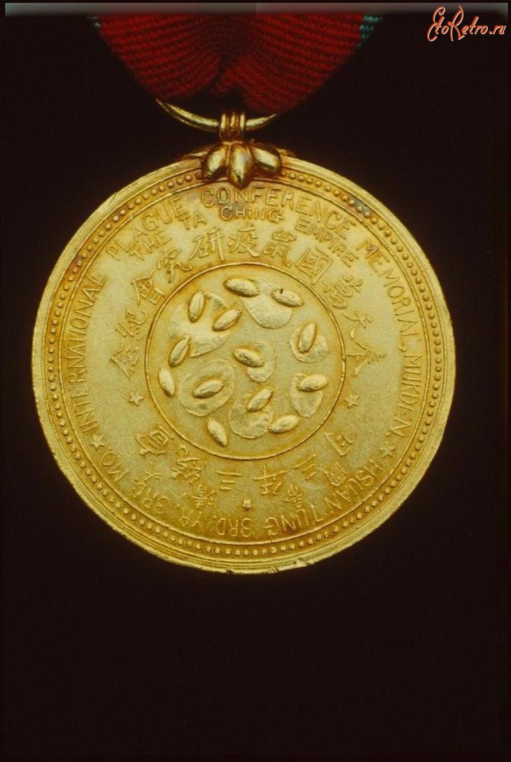 Медали, ордена, значки - Медаль участника ликвидации эпидемии чумы в Харбине