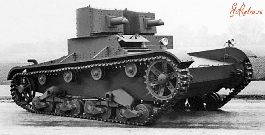 Военная техника - Легкий танк «Виккерс» Mk E, 1930 год