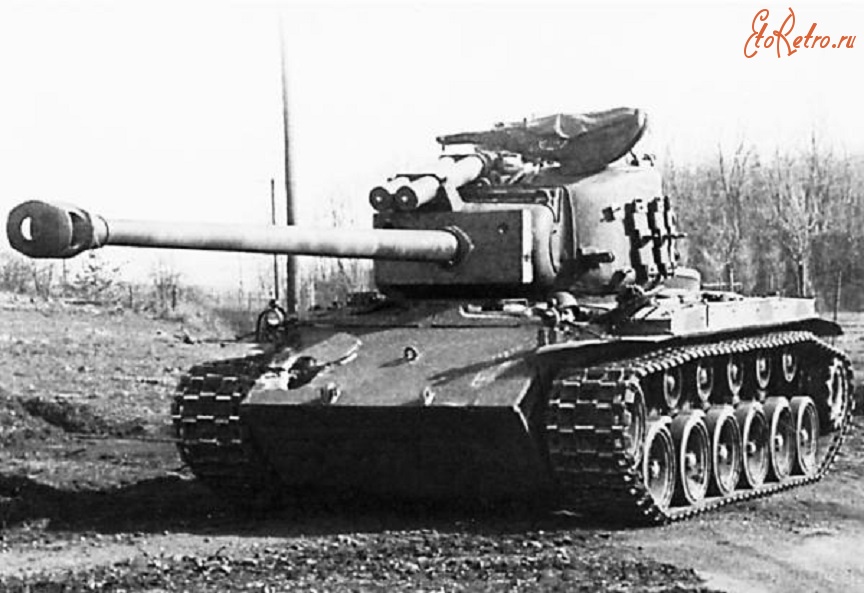 Военная техника - В конце войны на фронт прибыли несколько новейших американских тяжелых танков М26 «Першинг»