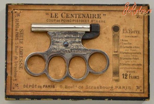 Военная техника - Пистолет-кастет Le Centenaire(столетие).