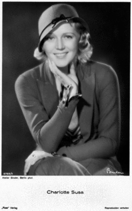 Актеры, актрисы - кино и театра - Шарлотта Суза 1936 год.