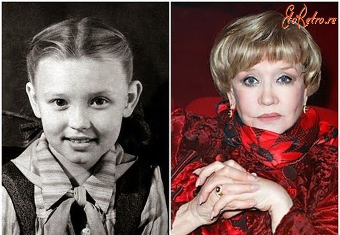 Актеры, актрисы - кино и театра - Легендарные советские актрисы в детстве