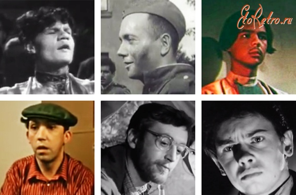 Актеры, актрисы - кино и театра - Как выглядели популярные советские актеры в своих дебютных фильмах
