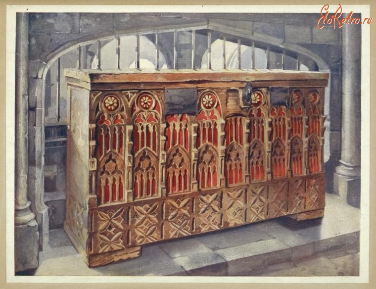 Предметы быта - История мебели. Кофры, сундуки , 1300-1399