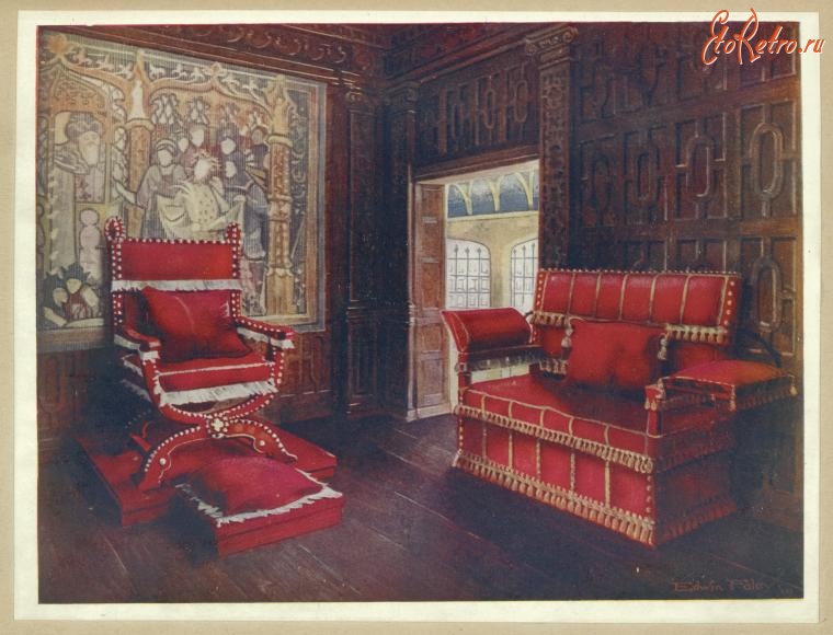 Предметы быта - История мебели. Диваны, кресла. Англия, 1600-1699