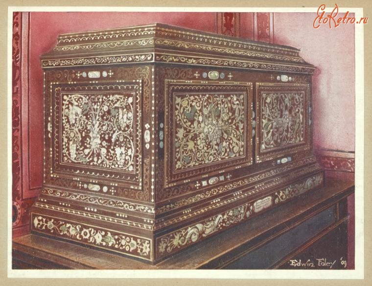 Предметы быта - История мебели. Сундуки, 1600-1699