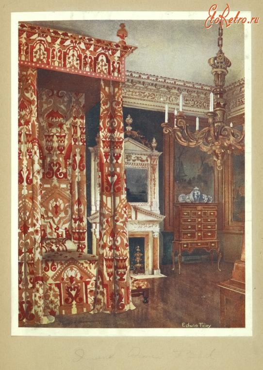 Предметы быта - История мебели. Кровати, комоды. Англия, 1700-1799