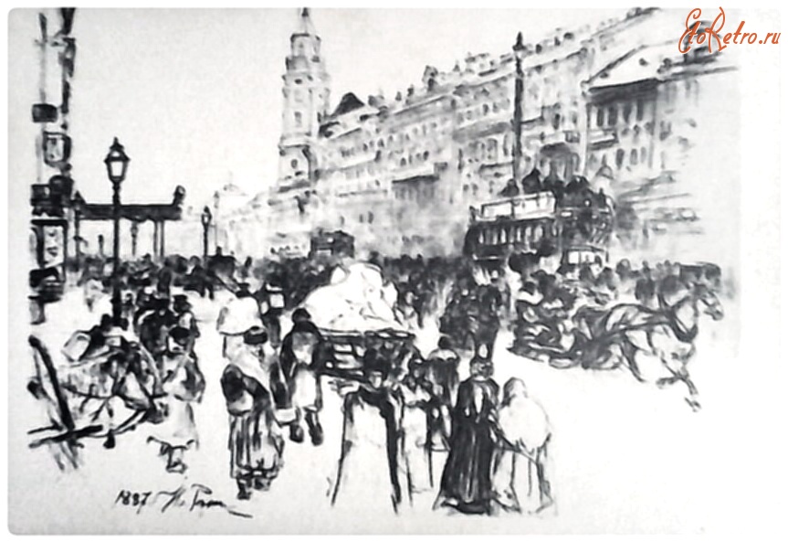 Картины - Невский проспект. 1887 г.