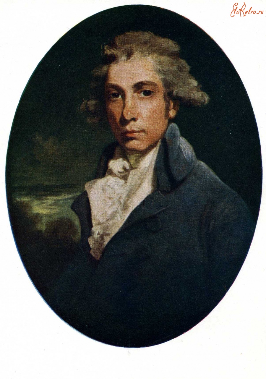 Картины - Д. Хопнер (1759 - 1810). Портрет Р.Б.Шеридана.