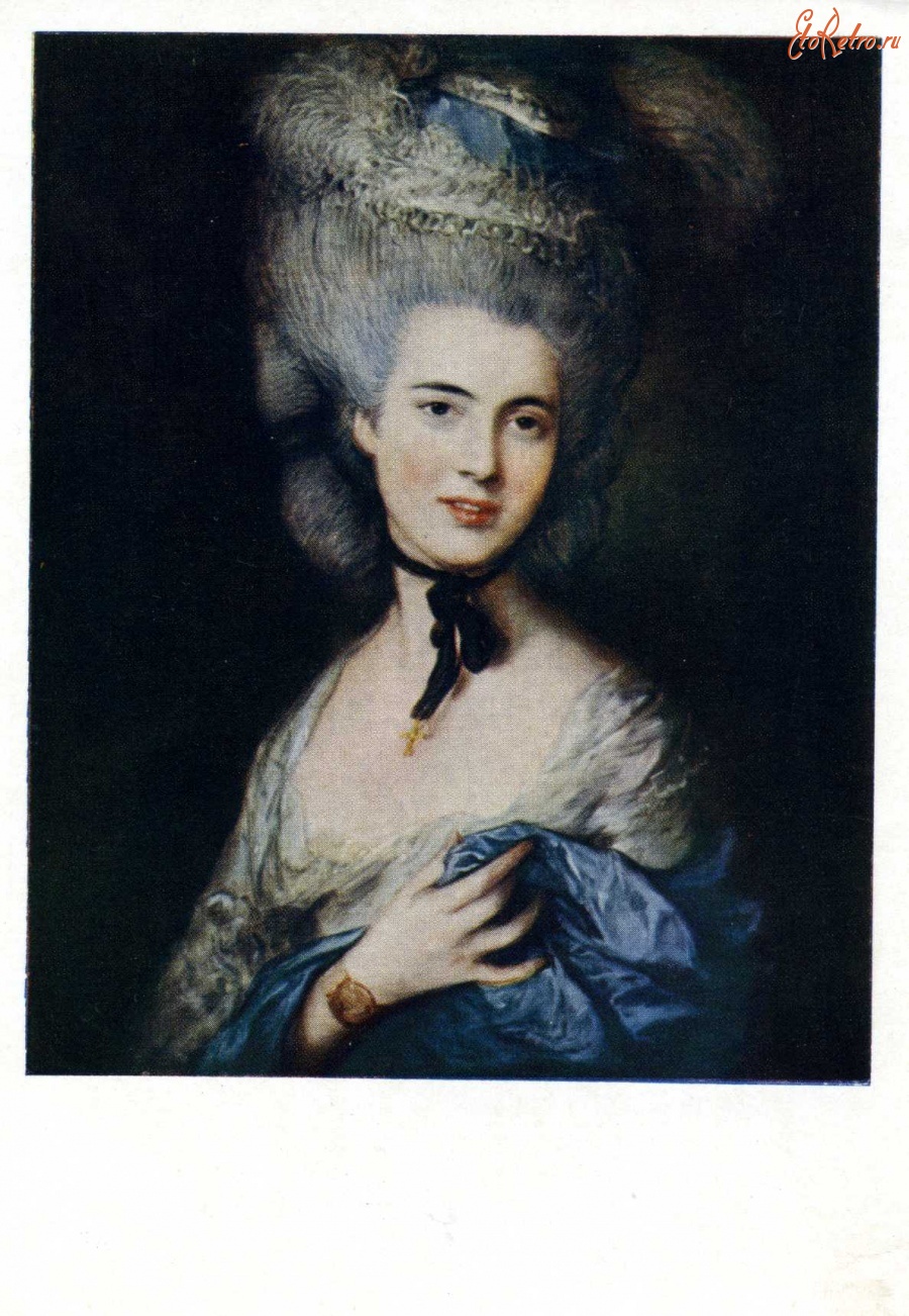Картины - Т. Гейнсборо (1727 - 1788). Портрет герцогини де Бофор.