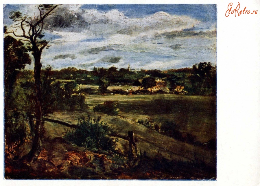 Картины - Д. Констебль (1776 - 1837). Вид на Хайгет.