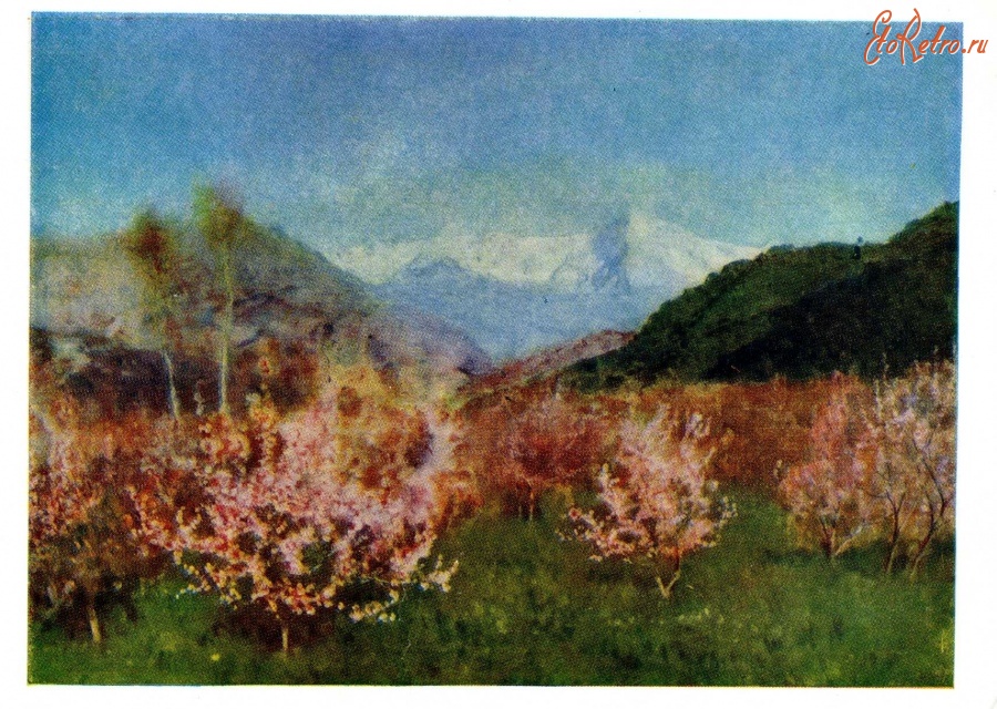 Картины - И. И. Левитан (1861 - 1900). Весна в Италии. 1890 г.