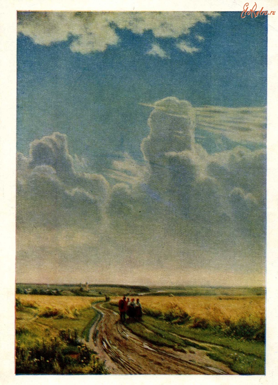 Картины - И. И. Шишкин (1832 - 1898). Полдень. В окрестностях Москвы. 1869 г.