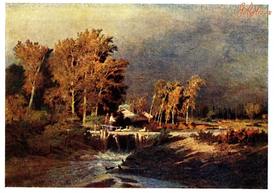Картины - Ф. А. Васильев (1850 - 1873). Перед дождем.