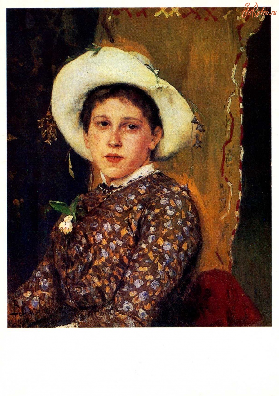Картины - В. М. Васнецов. ( 1848 - 1926 ). Портрет Татьяны Анатольевны Мамонтовой.