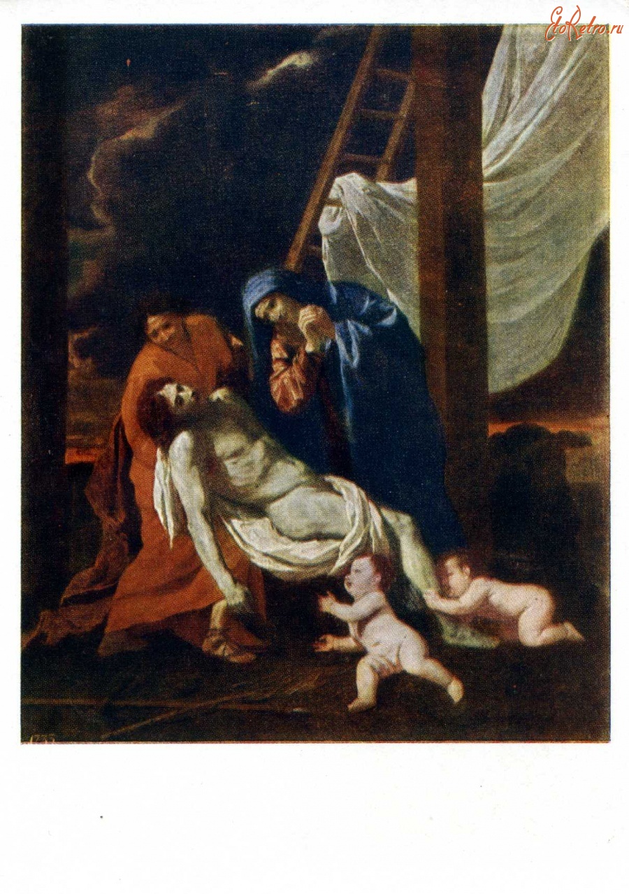 Никола Пуссен ( 1594 - 1665 ). Снятие с креста. - Разное > Картины ...