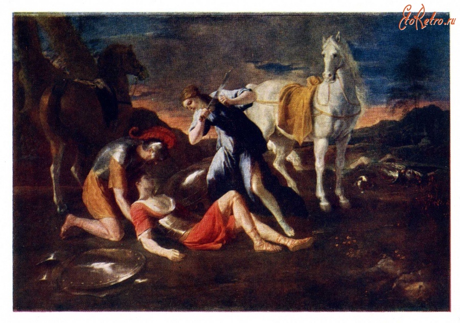 Картины - Никола Пуссен ( 1594 - 1665 ). Танкред и Эрминия.