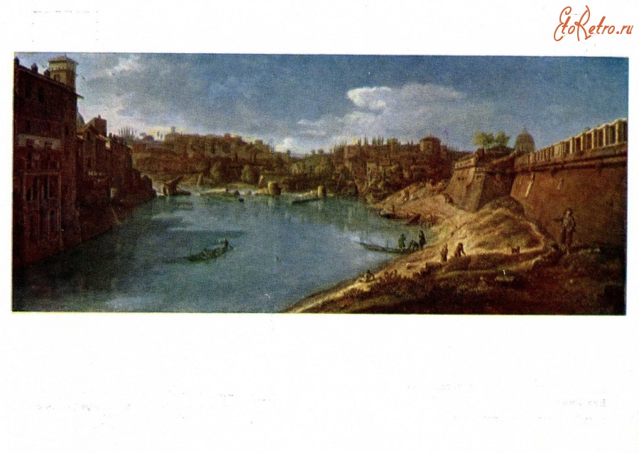 Картины - Гаспаре Ванвителли (1674 - 1736). Вид Рима.