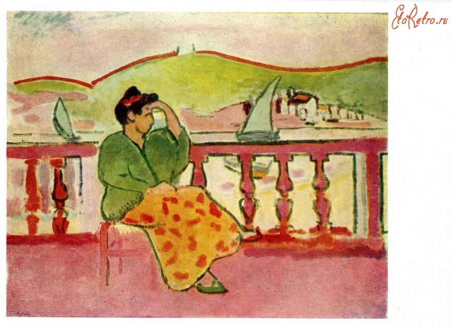 Картины - Анри Матисс (1869 - 1954). Венеция. Вид с террасы.
