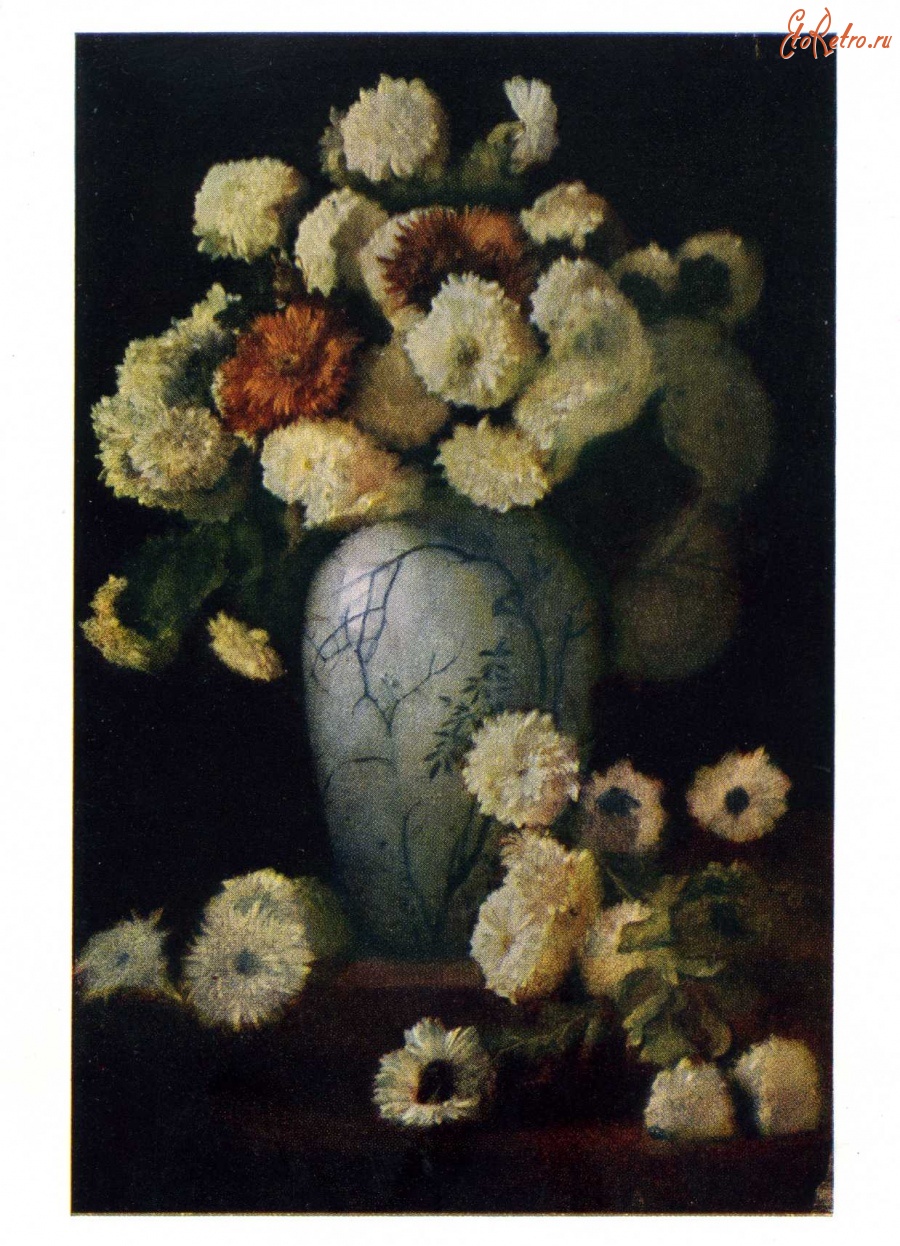 Картины - В. Д. Сверчков (1820 - 1888). Натюрморт. Цветы.