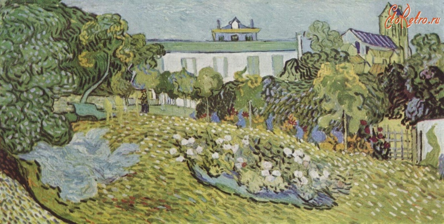 Картины - Винсент Ван Гог. Сад Добиньи, 1890