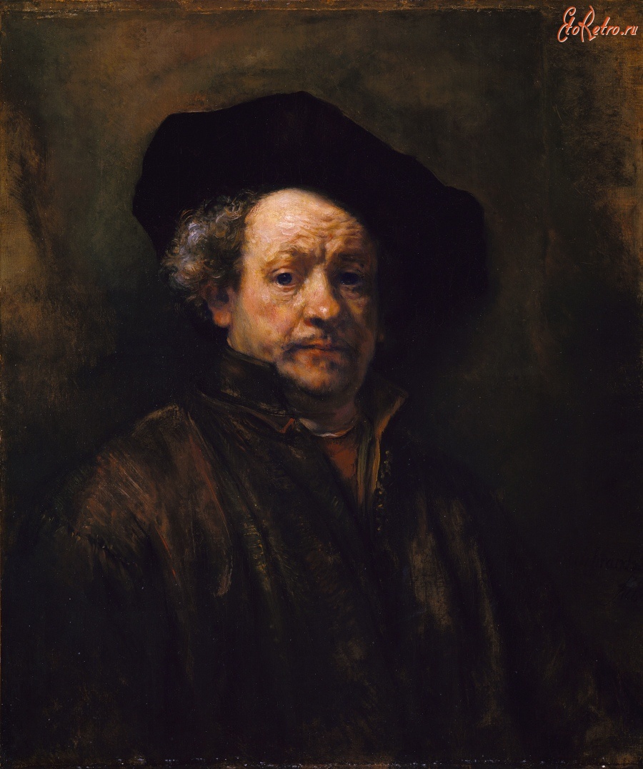 Картины - Рембрандт ван Рейн. Автопортрет, 1660