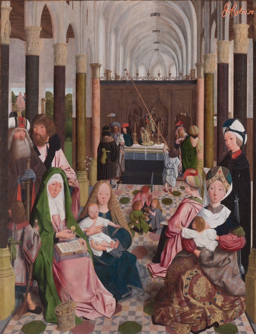 Картины - Рейксмузеум в Амстердаме. Святое Семейство. 1480