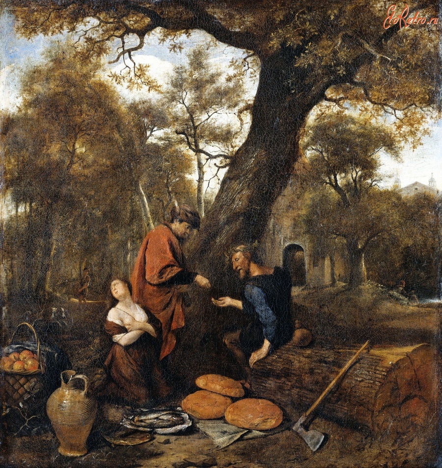 Картины - Ян Стен. Сюжет из Метаморфоз Овидия, 1650-1660