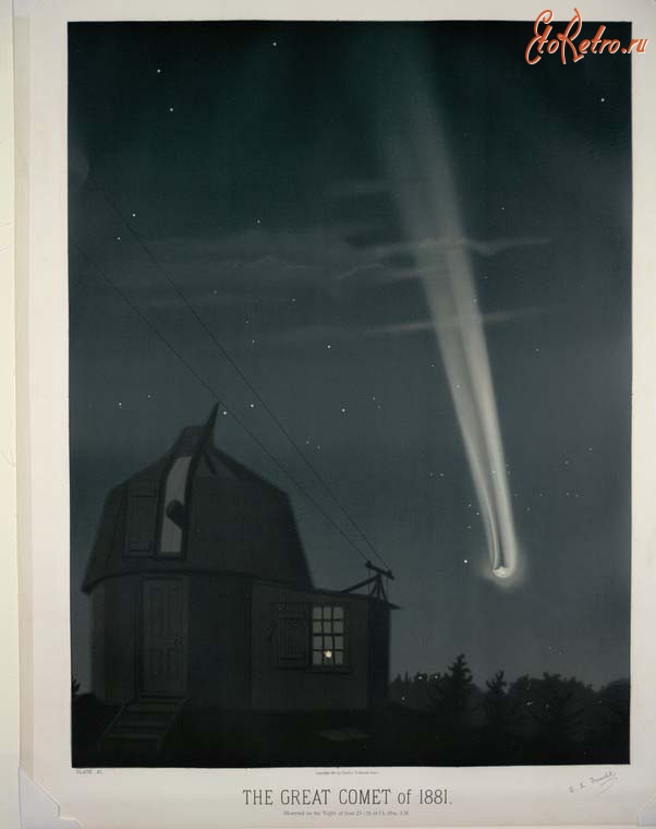 Картины - Великая комета 1881