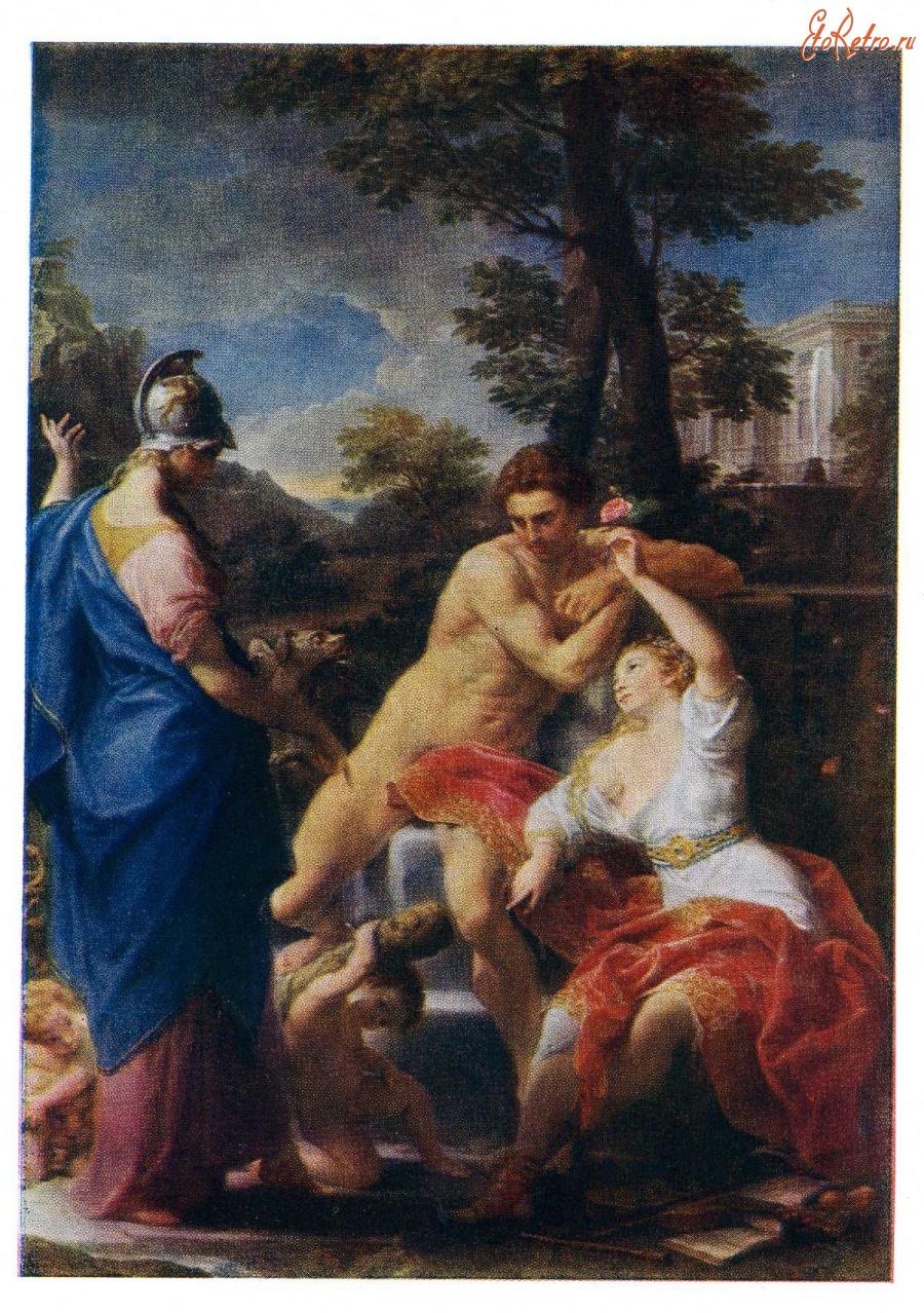 Картины - П. Д. Батони (1708 - 1787). Геркулес на распутье.