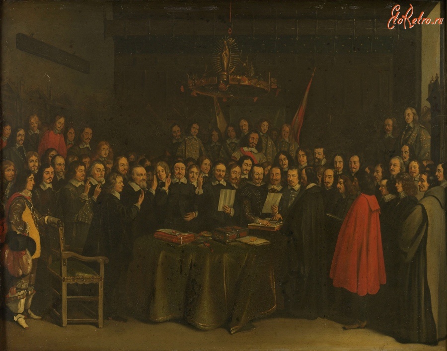 Картины - Присяга Мюнстерского Мира 15 мая 1648