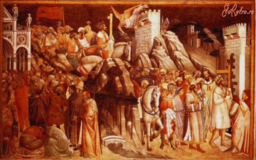 Картины - Триумф Креста ( фрагмент ). 1380