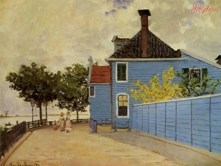 Картины - Синий дом в Заандаме